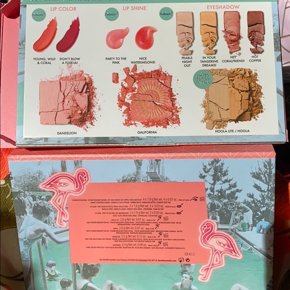 NWT BENEFIT Party Like Flockstar face palette LTD - Picture 4 of 8